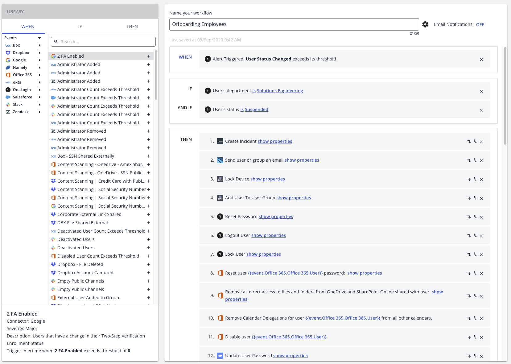 Advantages of using JAMF, OneLogin, and BetterCloud together